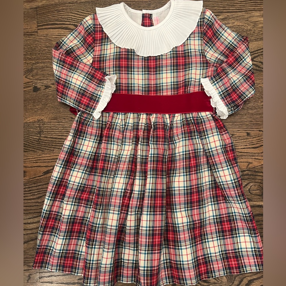 Amaia Pompodour Tartan Dress